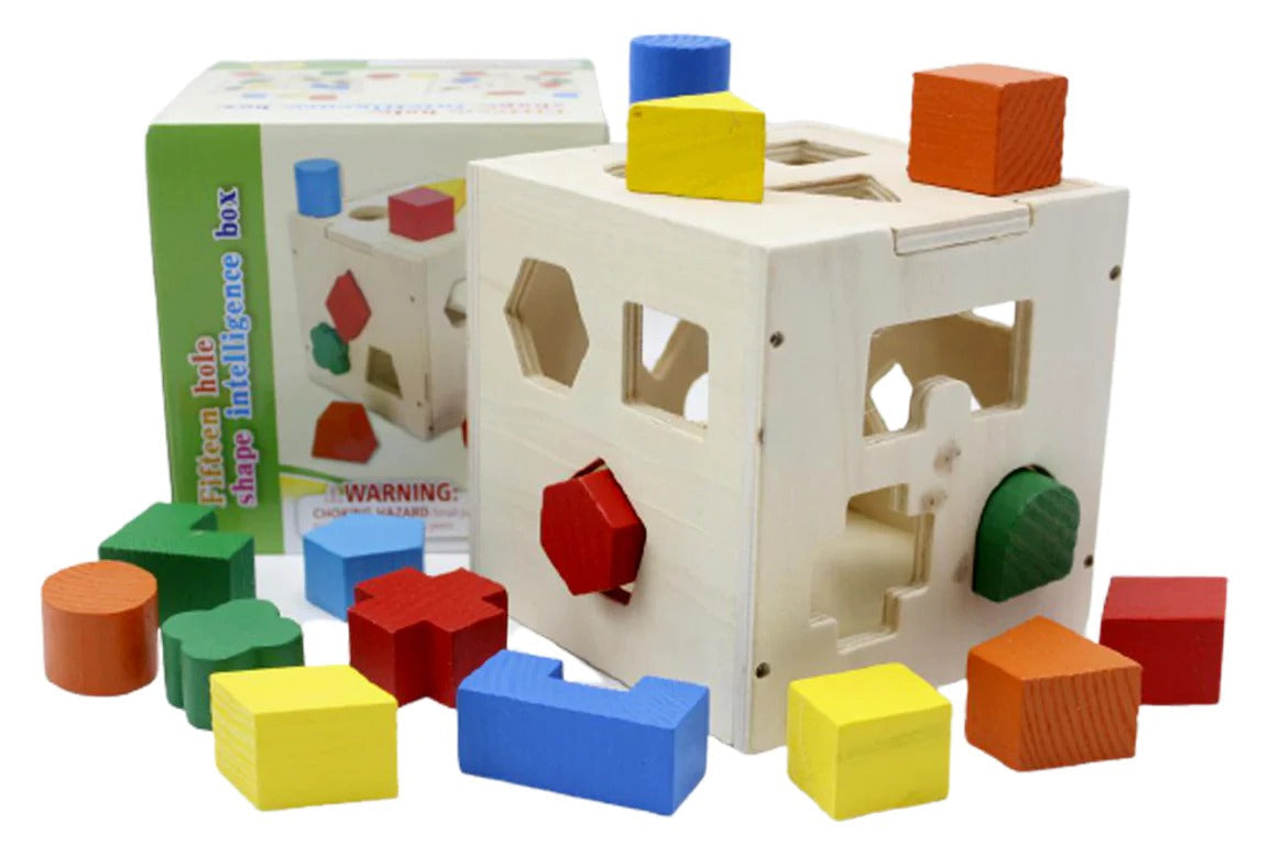 Wooden Hole Shape Intelligence Box Big Shape